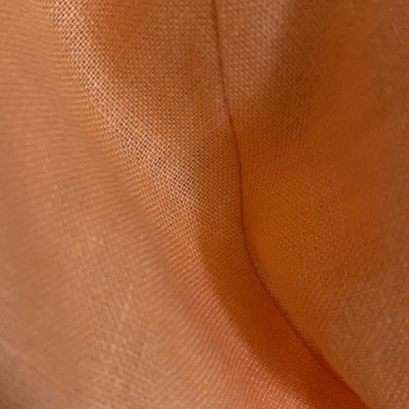 CHAPS Women’s Soft Orange Linen Skirt 14 - Picture 16 of 16